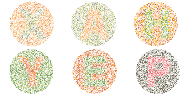 あなたが一番はっきり見える文字はどれ??