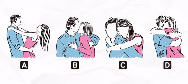 あなたが思う理想的なハグを選んで下さい！
