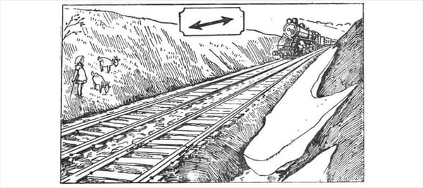 汽車が走っている方向は？