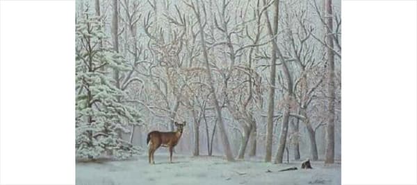 絵の中に、鹿は何頭でしょうか？