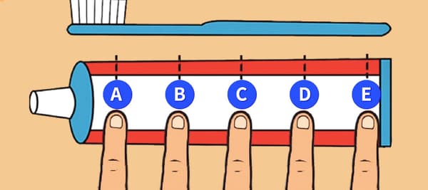 どこを押して歯磨き粉を出しますか？