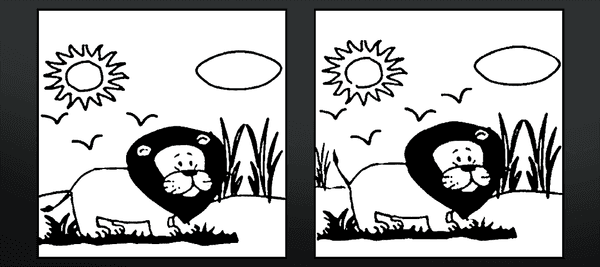 あなたが一番初めに見つけた違う所はどれですか？