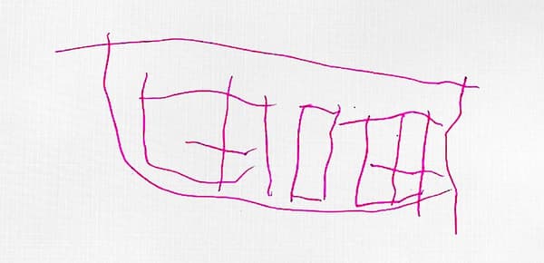 4歳の子供が何を表現したものだろうか？