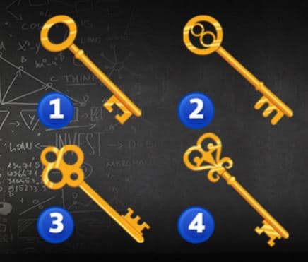 最も惹かれる鍵を選択して下さい！