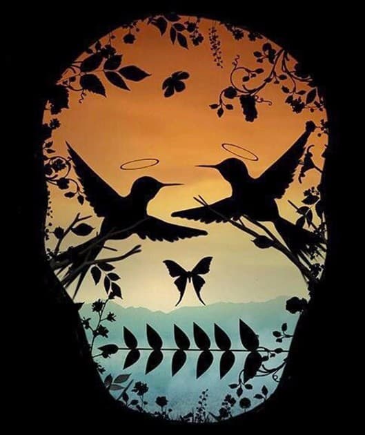 그림에서 가장 먼저 보인 것은 무엇인가요?