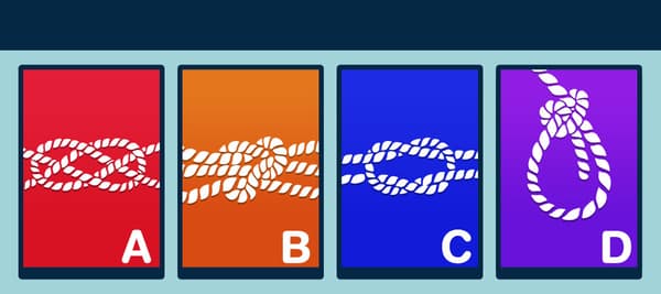 가장 단단해 보이는 매듭을 선택하세요!