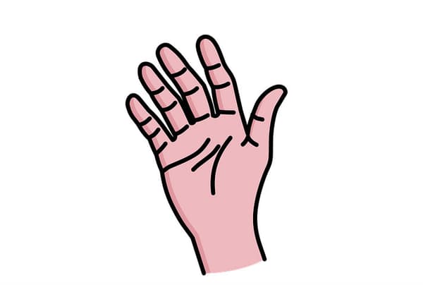 펴져있는 손바닥, 어떤 의미로 내민 손일까요?