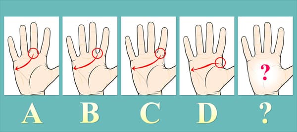 당신의 감정선은 어떤 모양인가요? (손깍지를 끼셨을때 엄지가 올라오는 손을 봐주세요.)