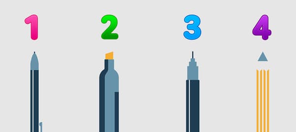 공부를 시작한 당신! 펜을 하나 골라보세요~