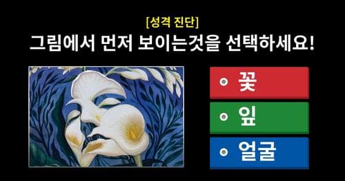 [성격진단] 당신의 마음을 한 방에 풀 열쇠를 딱! 맞춰드립니다!