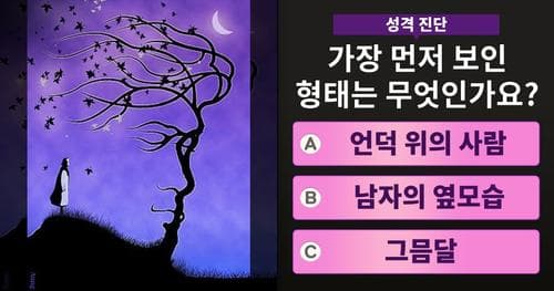 [성격진단] 당신이 가장 먼저 발견한 형태는?